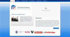Desktop Screenshot of alfahadprojects.com